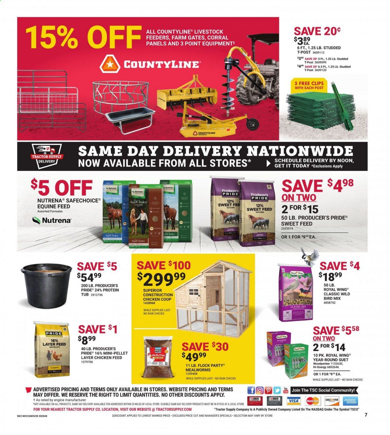 Tractor Supply Co. Weekly Ad Flyer November 24 to November 28