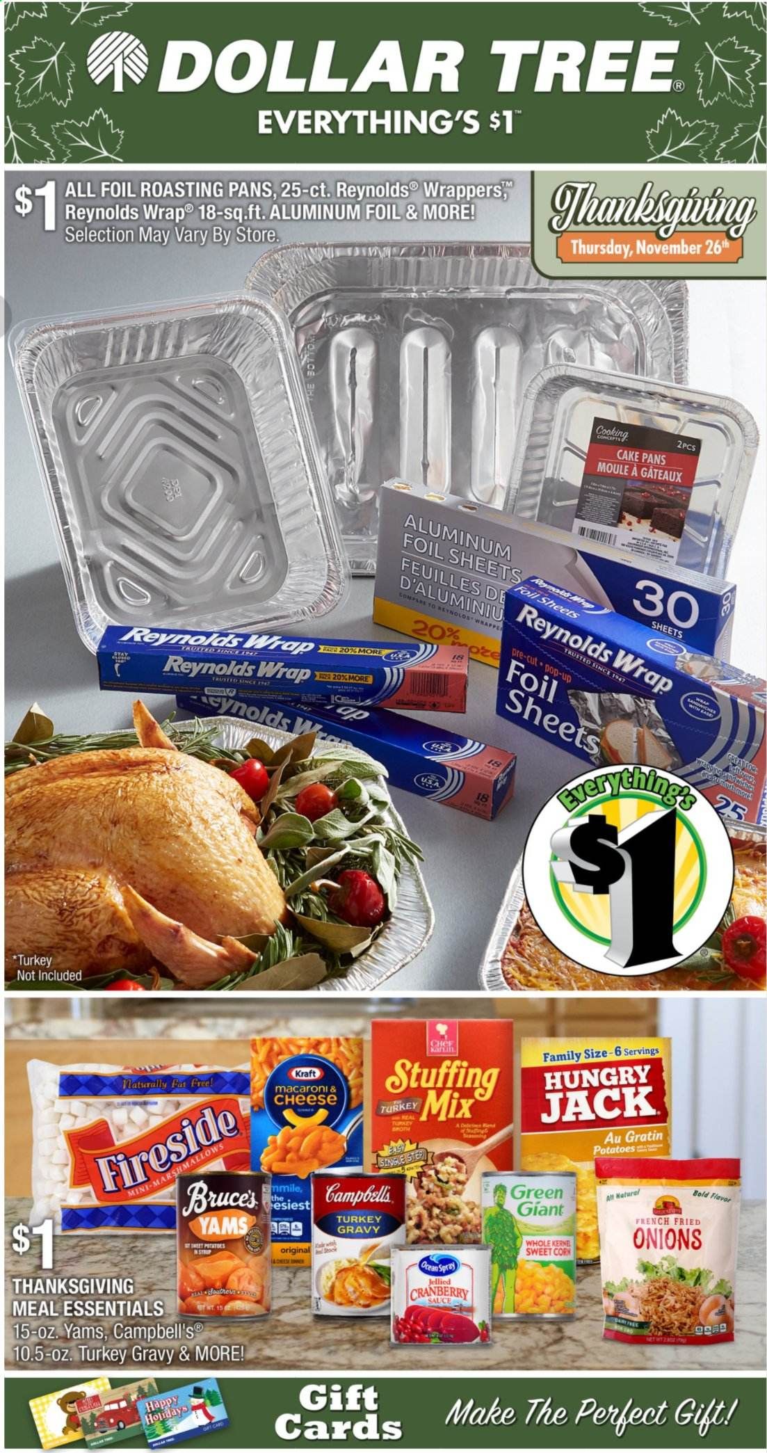 Dollar Tree Weekly Ad Flyer November 15 to November 26
