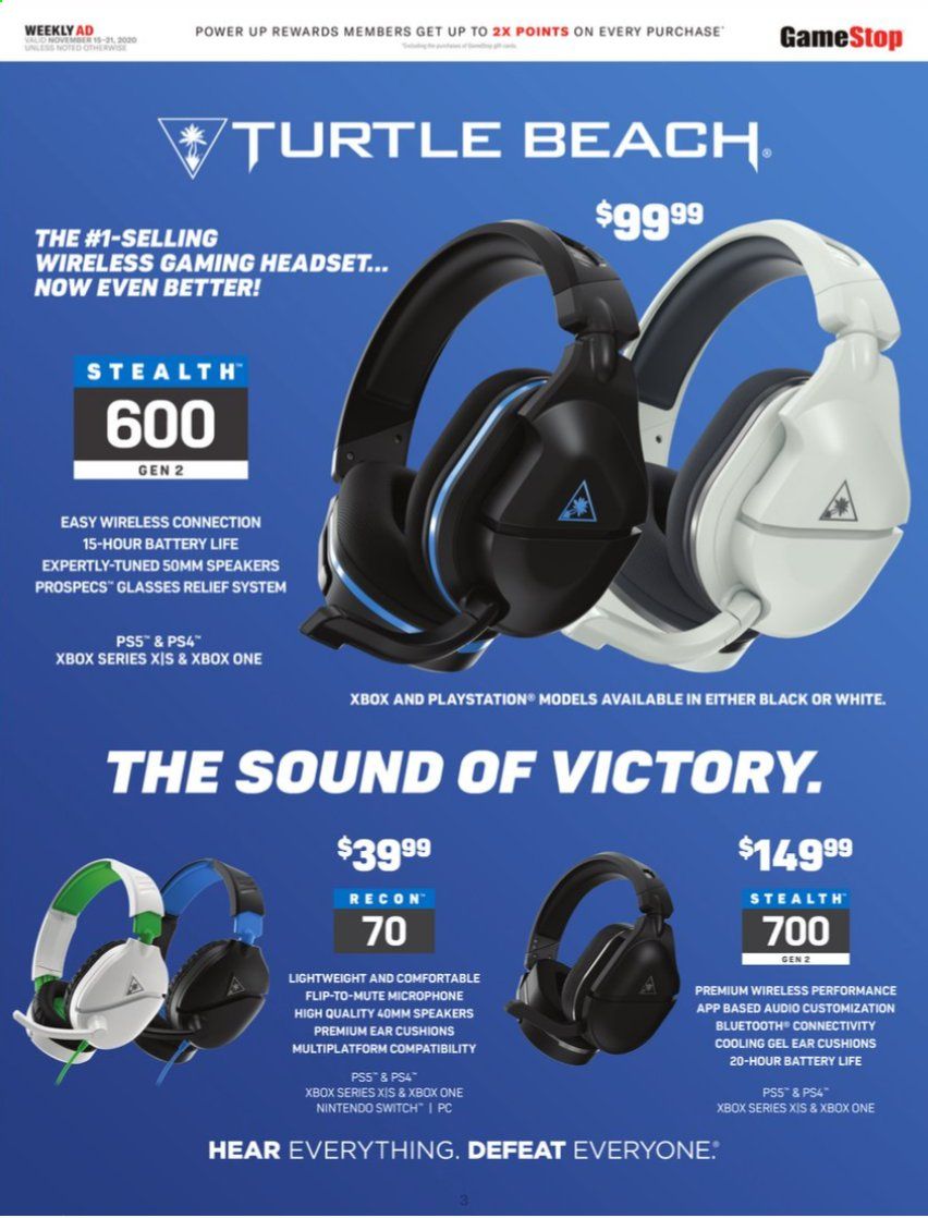 GameStop Weekly Ad Flyer November 15 to November 21