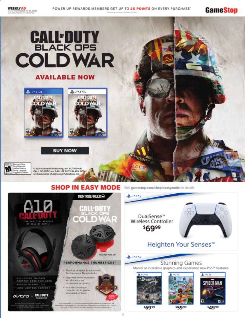 GameStop Weekly Ad Flyer November 15 to November 21