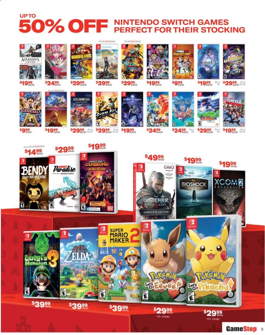 GameStop Weekly Ad Flyer November 26 to November 29