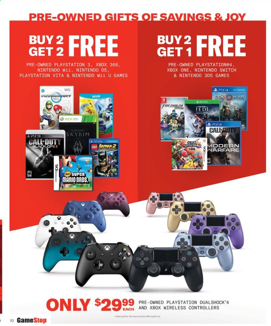 GameStop Weekly Ad Flyer November 26 to November 29