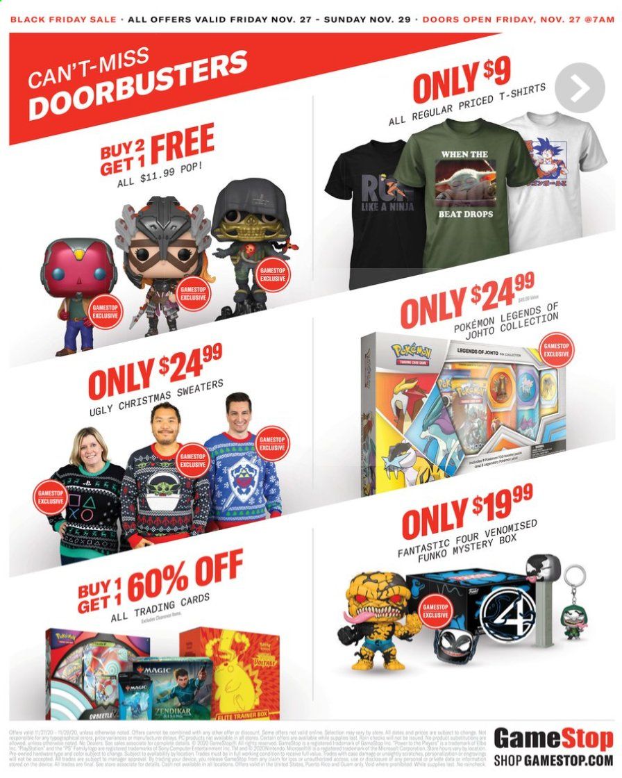 GameStop Weekly Ad Flyer November 26 to November 29