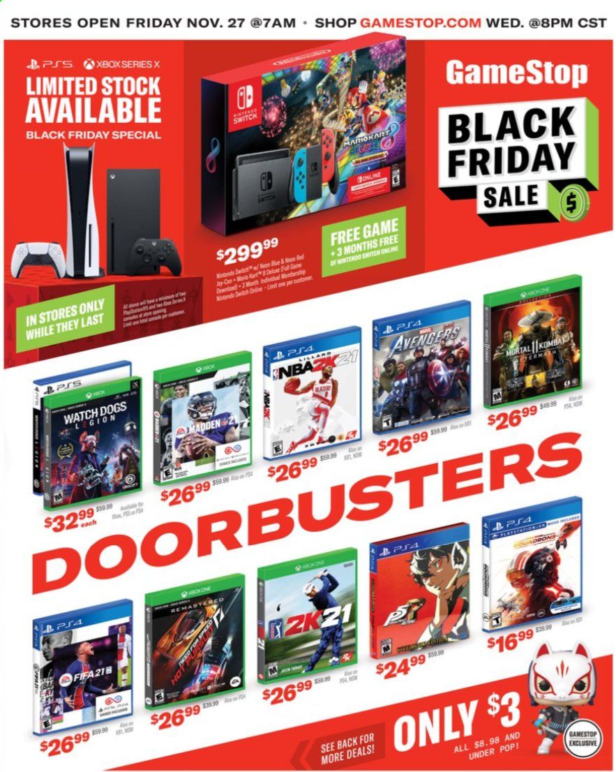 GameStop Weekly Ad Flyer November 26 to November 29