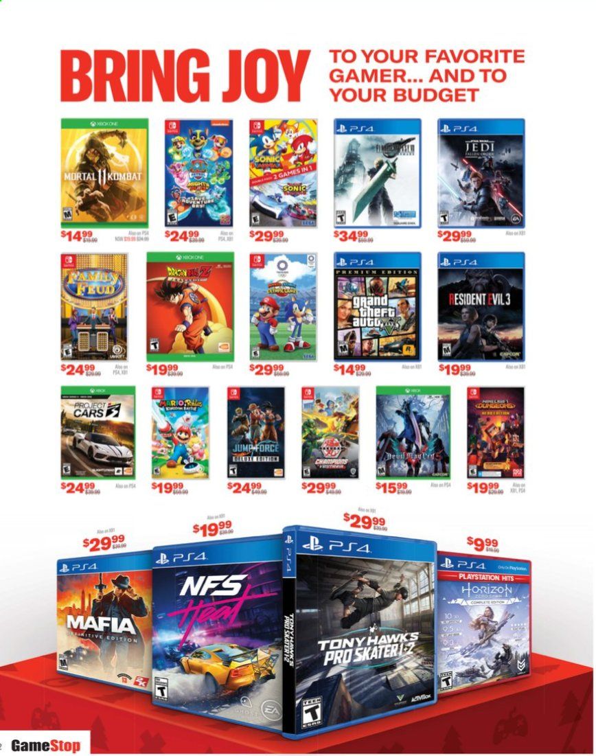 GameStop Weekly Ad Flyer November 26 to November 29