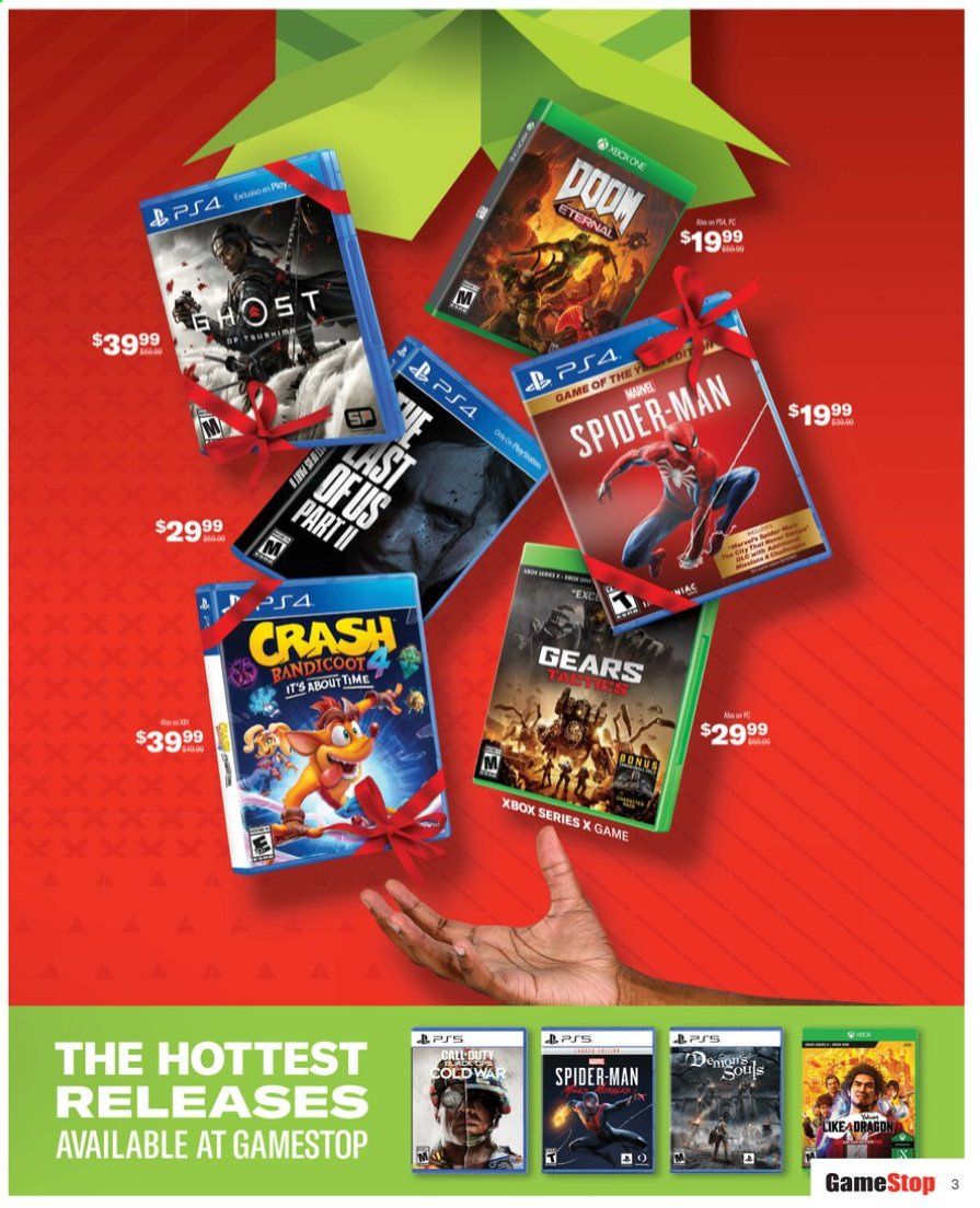 GameStop Weekly Ad Flyer November 26 to November 29