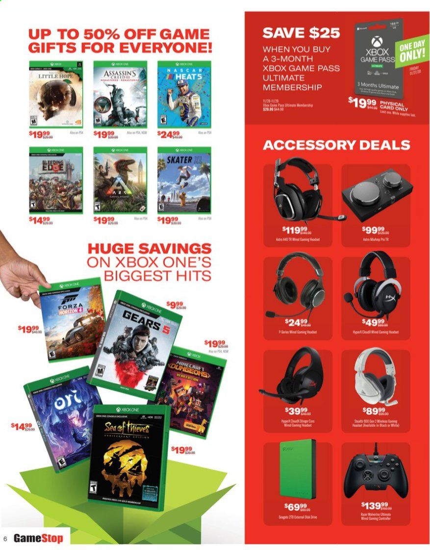 GameStop Weekly Ad Flyer November 26 to November 29