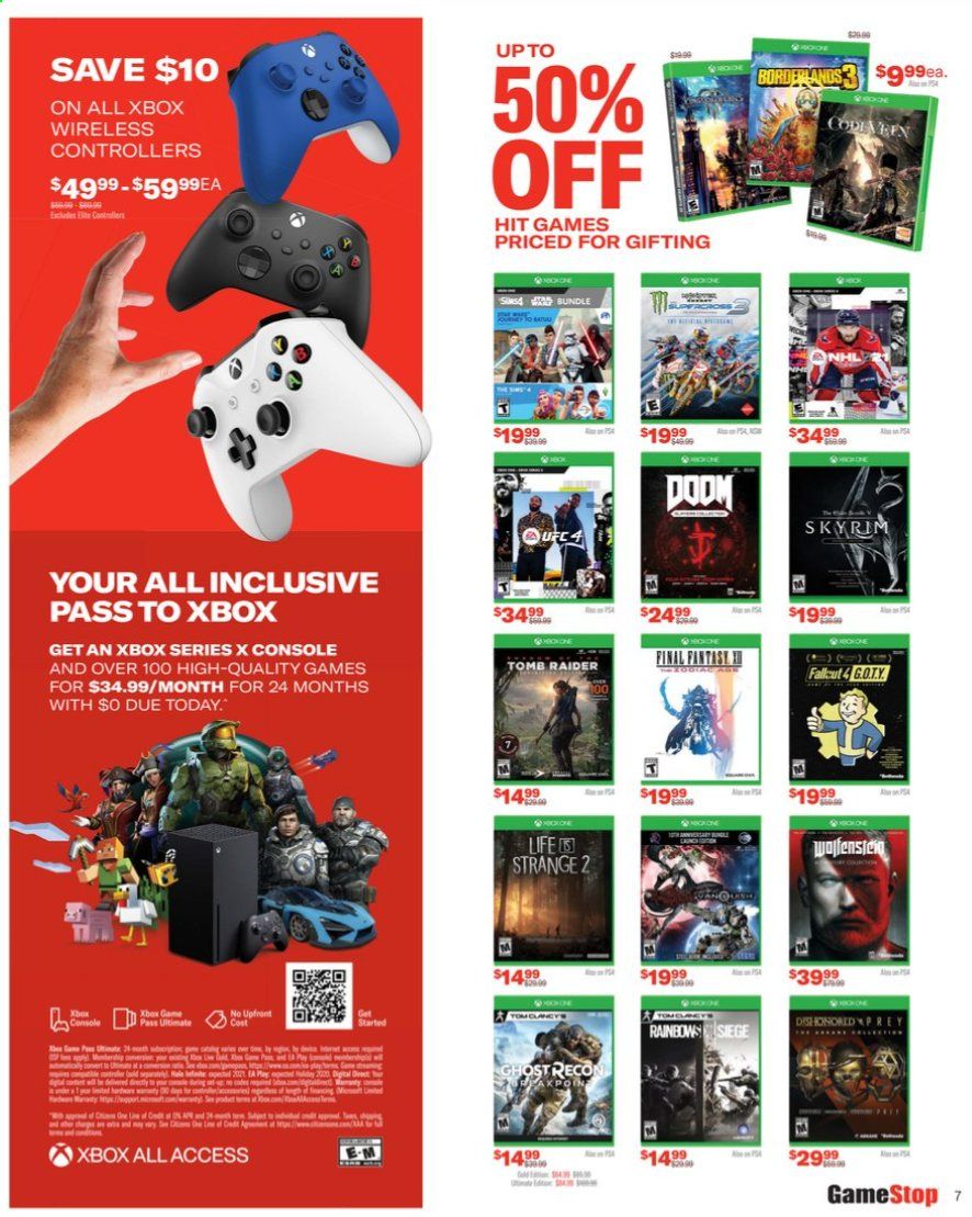 GameStop Weekly Ad Flyer November 26 to November 29