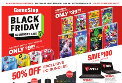 GameStop Weekly Ad Flyer November 14 to November 18