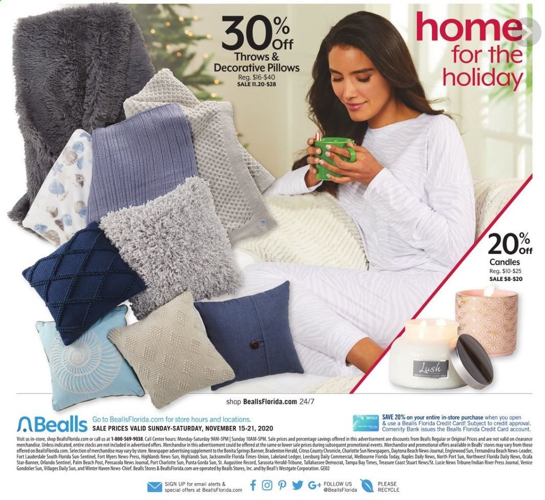 Bealls Florida Weekly Ad Flyer November 15 to November 21