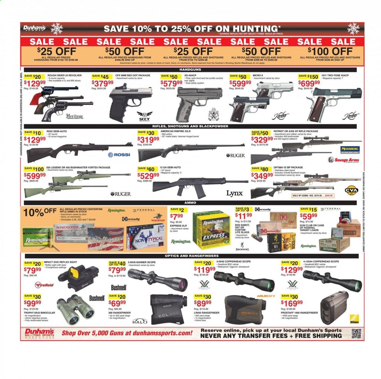 Dunham's Sports Weekly Ad Flyer November 14 to November 19