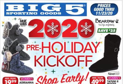Big 5 Weekly Ad Flyer November 15 to November 23