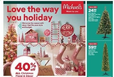 Michaels Weekly Ad Flyer November 15 to November 21
