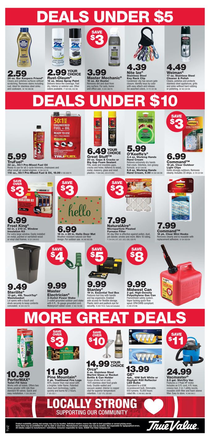 True Value Monthly Ad Flyer November 2 to November 29, 2020