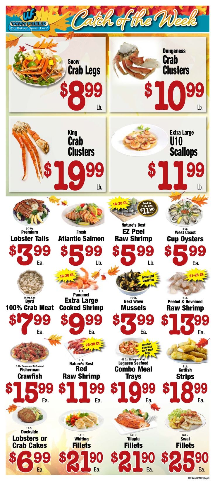Wayfield Thanksgiving Weekly Ad Flyer November 16 to November 29