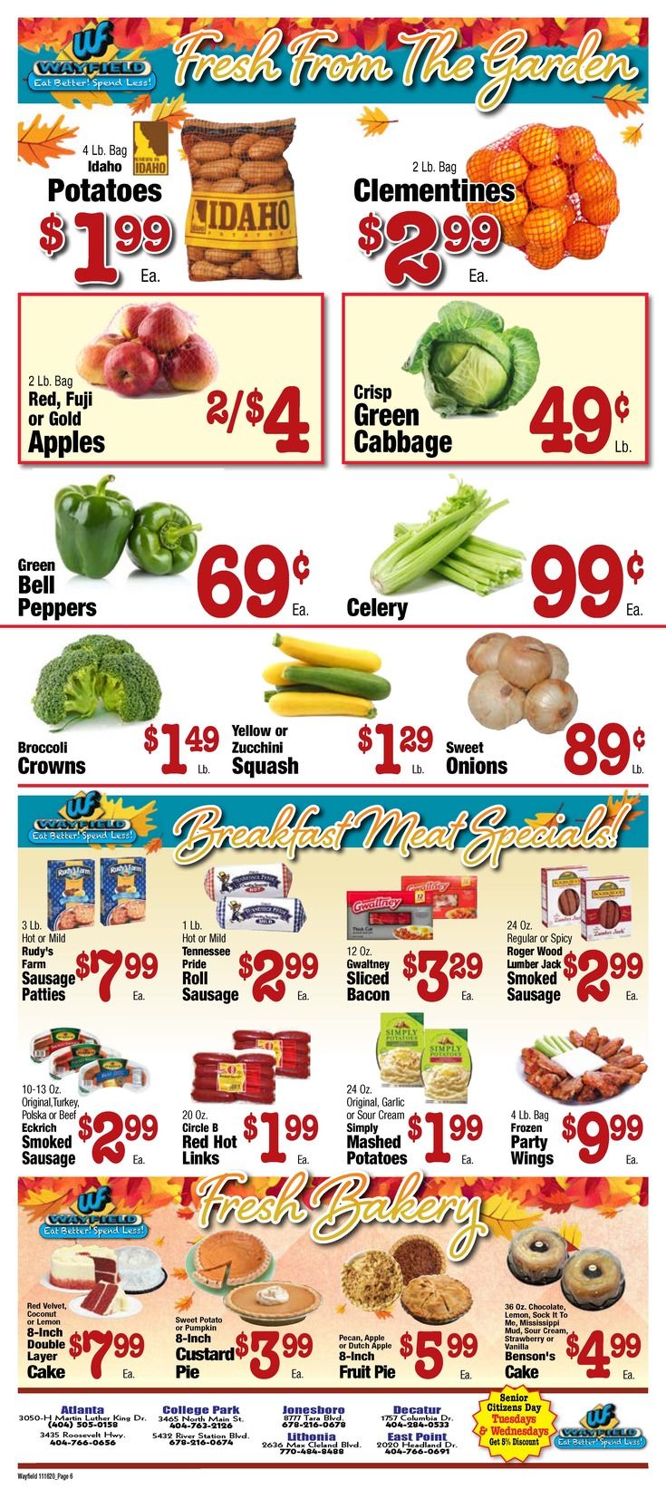 Wayfield Thanksgiving Weekly Ad Flyer November 16 to November 29