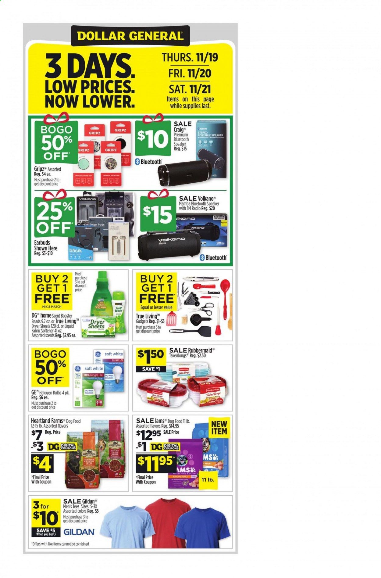 Dollar General (SC) Weekly Ad Flyer November 15 to November 21