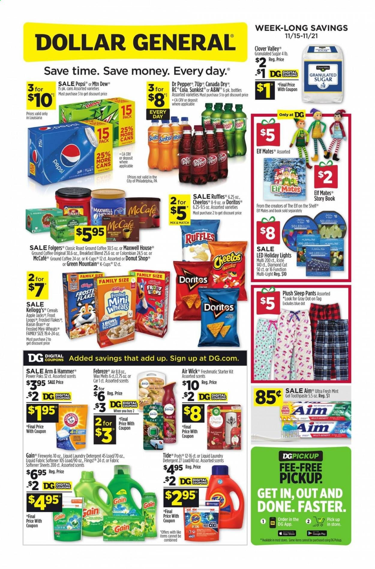 Dollar General (LA) Weekly Ad Flyer November 15 to November 21