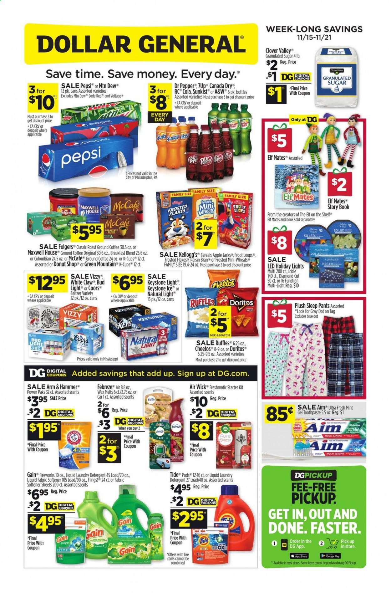 Dollar General (MS) Weekly Ad Flyer November 15 to November 21