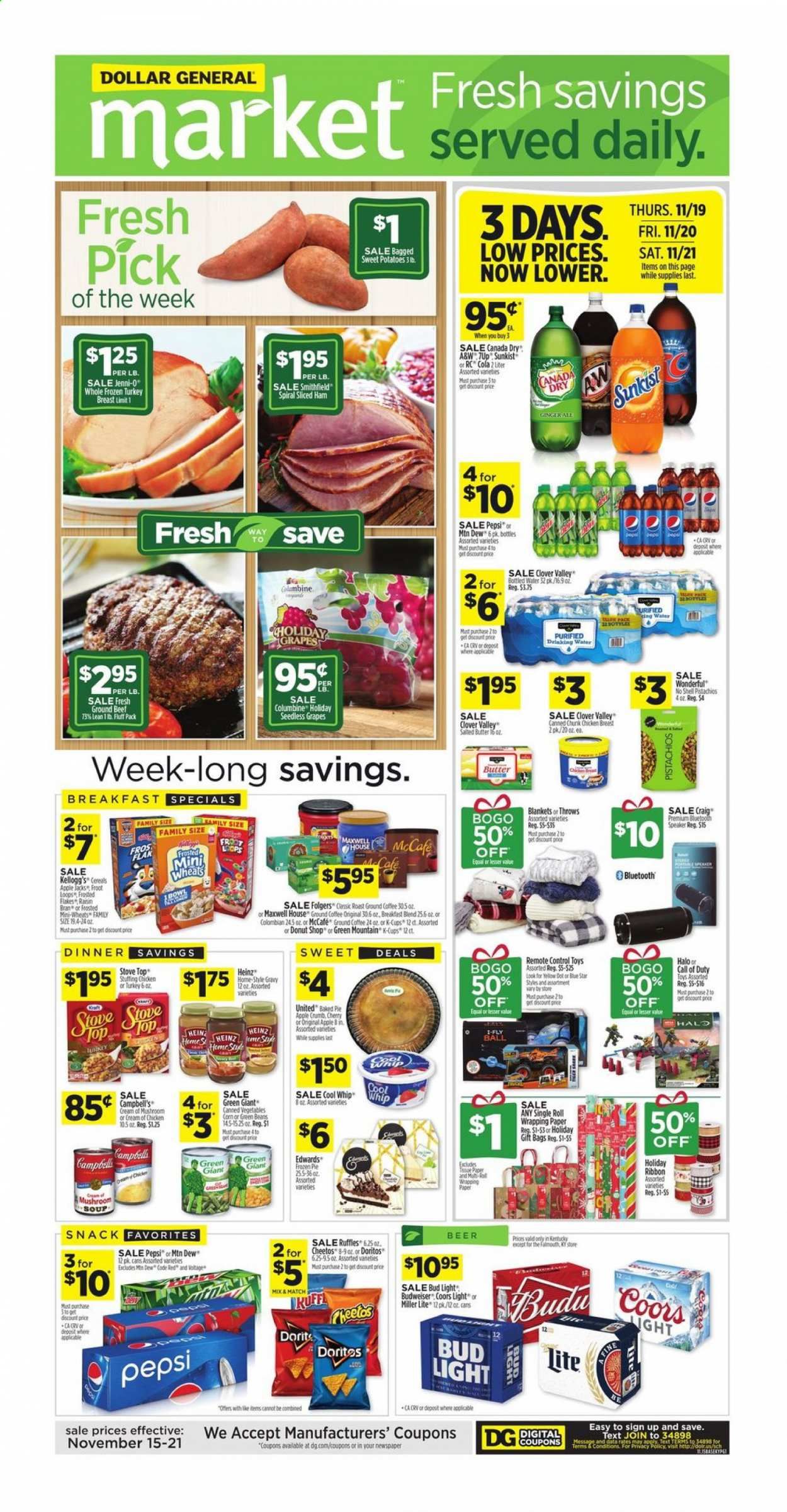 Dollar General (KY) Weekly Ad Flyer November 15 to November 21