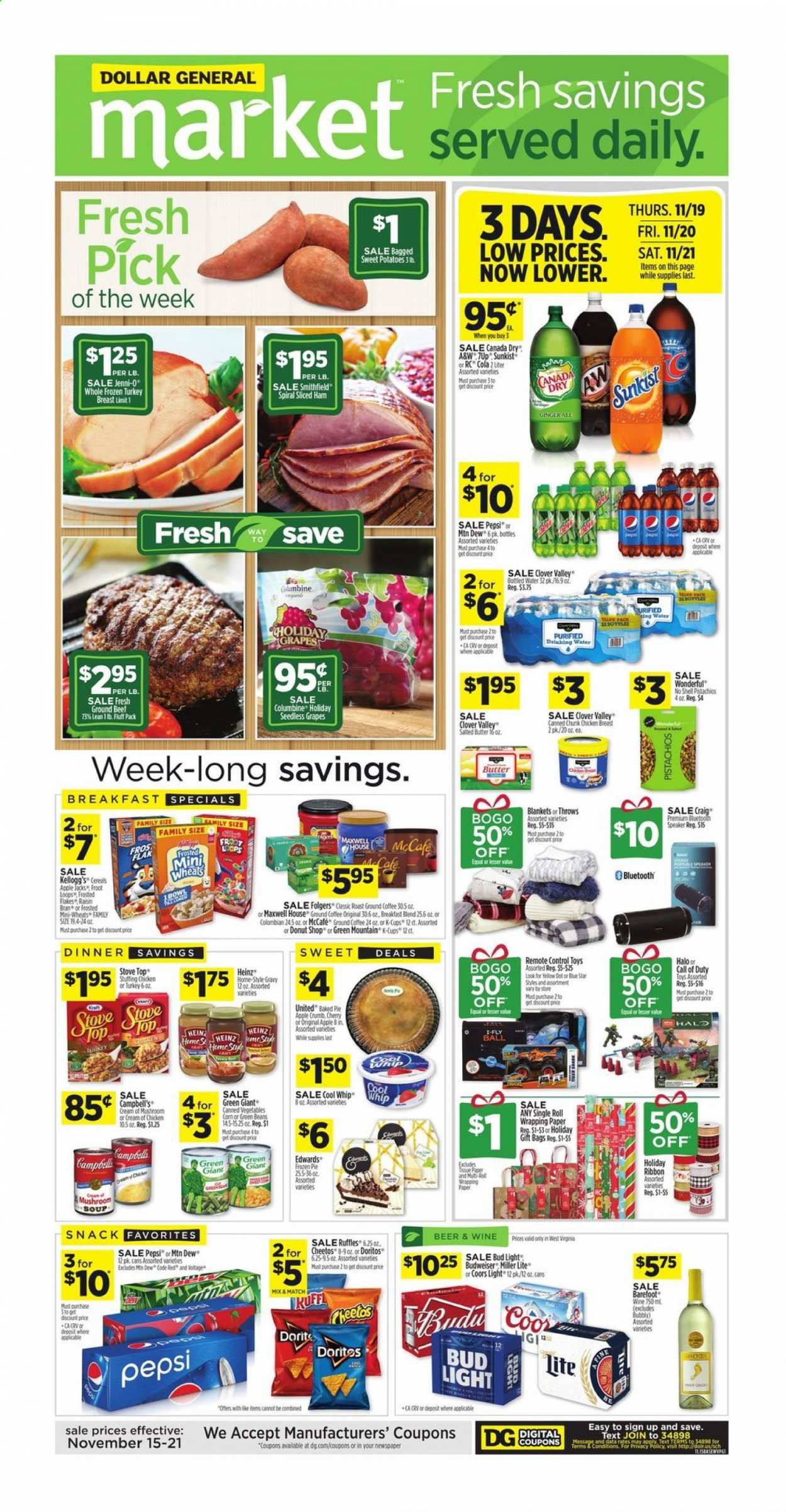Dollar General (WV) Weekly Ad Flyer November 15 to November 21