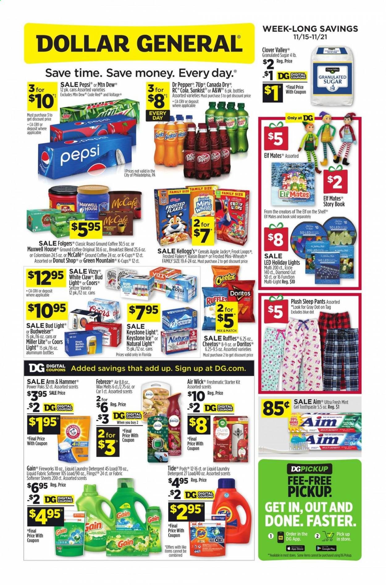 Dollar General (FL) Weekly Ad Flyer November 15 to November 21
