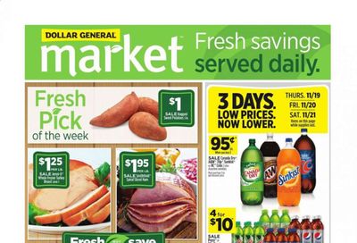 Dollar General (IN, OH) Weekly Ad Flyer November 15 to November 21
