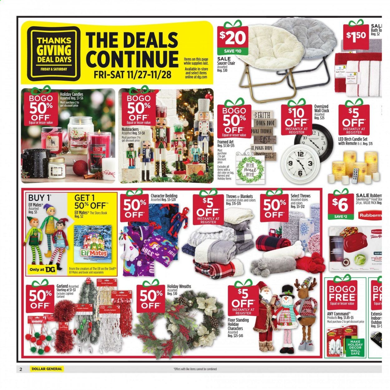 Dollar General (LA, MA, ME, RI) Weekly Ad Flyer November 27 to November 28