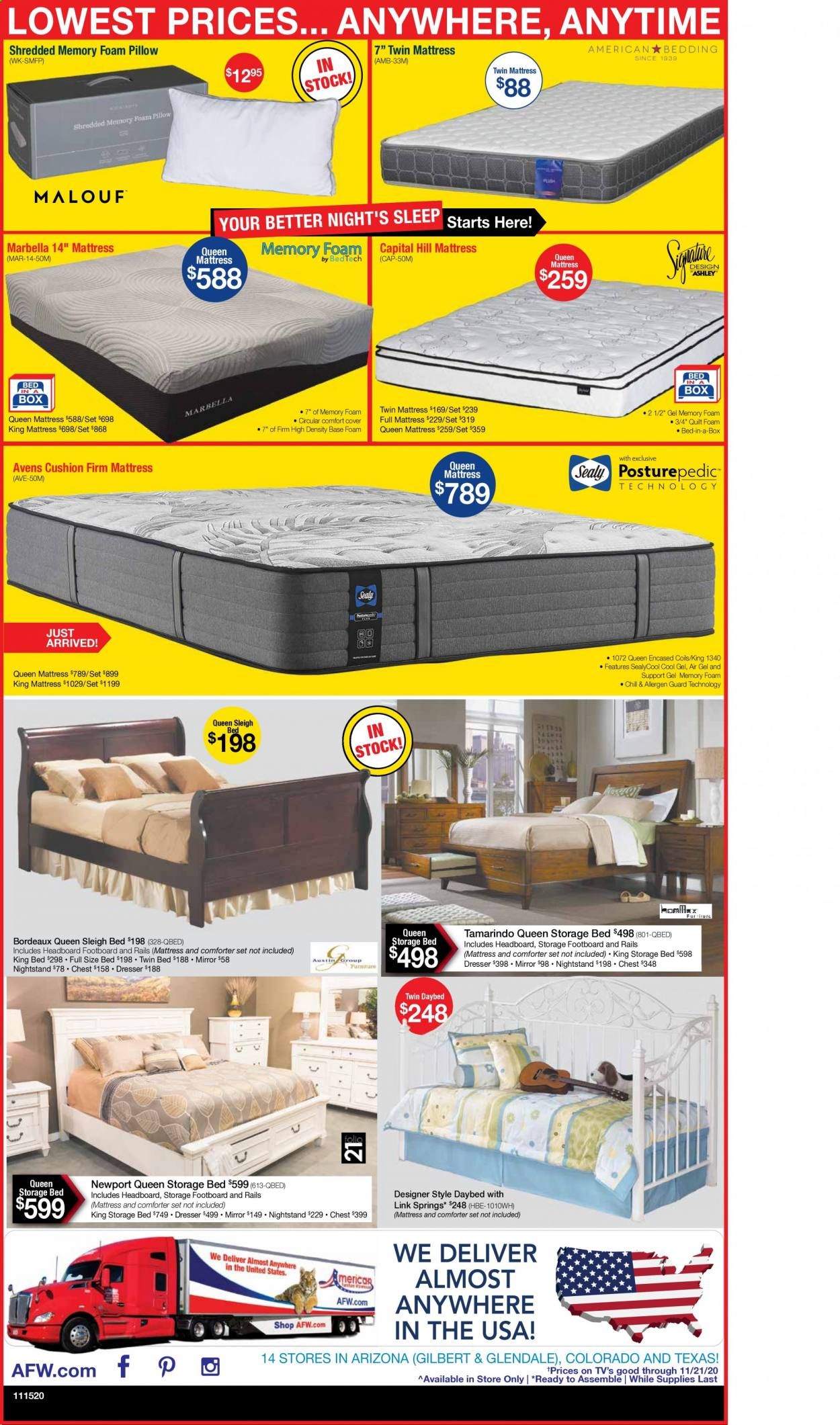 American Furniture Warehouse (AZ) Weekly Ad Flyer November 15 to November 21