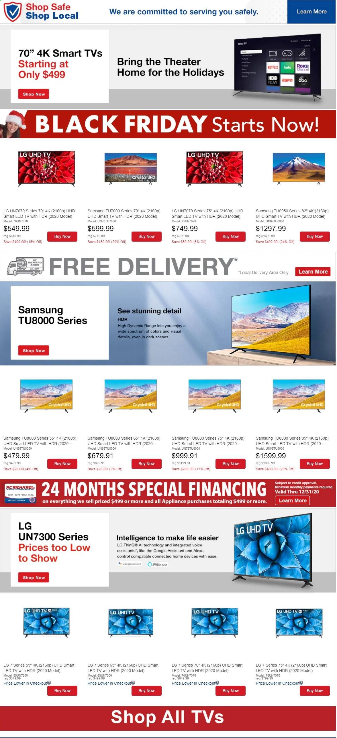 P.C. Richard & Son Weekly Ad Flyer November 16 to November 22