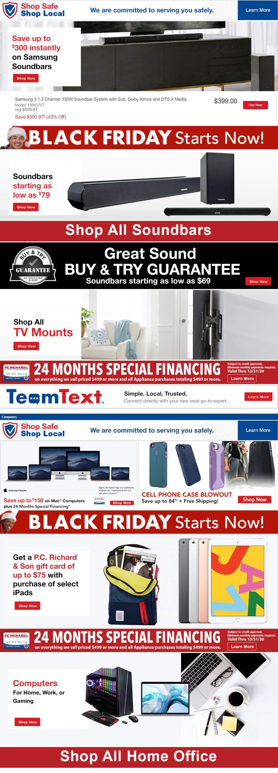 P.C. Richard & Son Weekly Ad Flyer November 16 to November 22