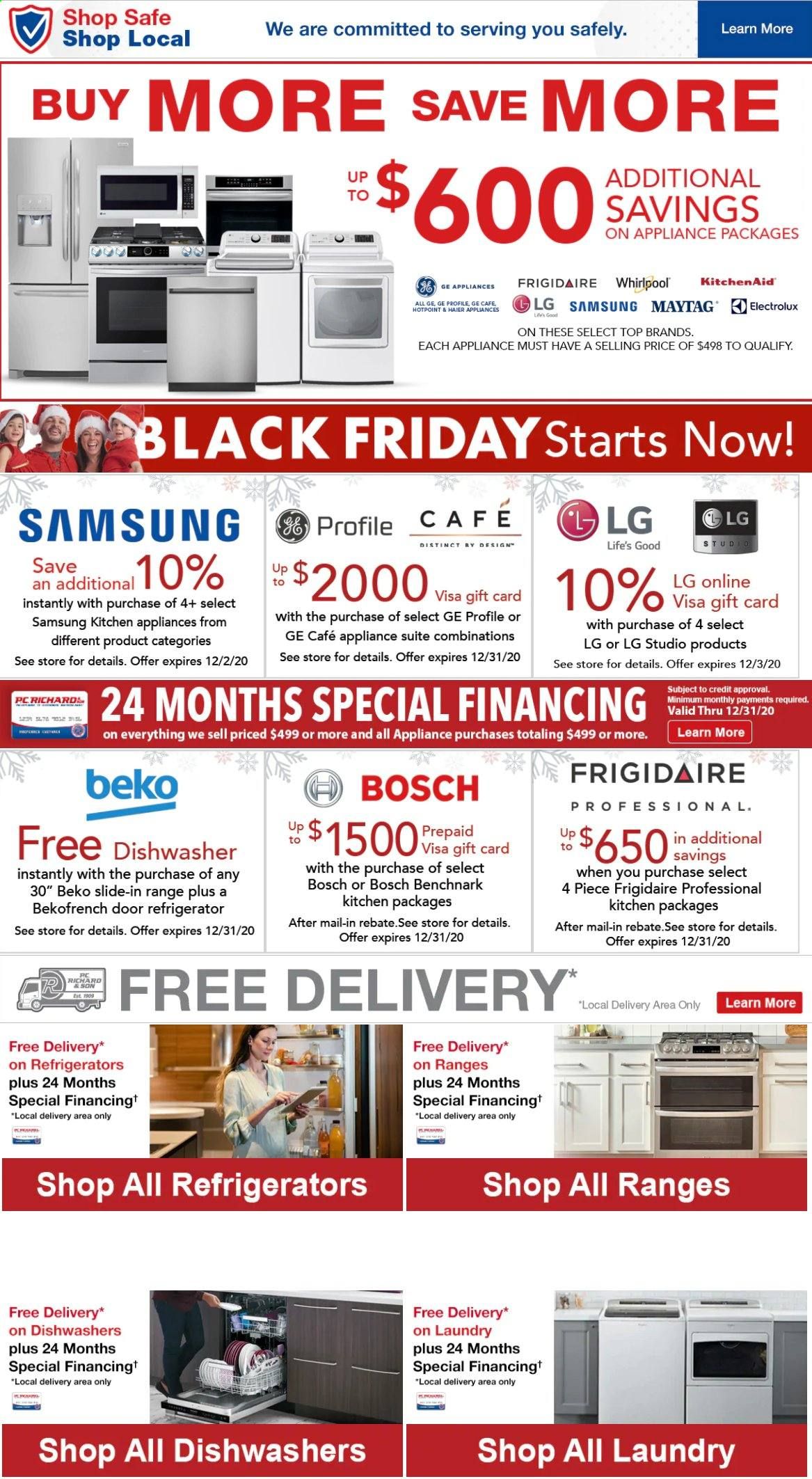 P.C. Richard & Son Weekly Ad Flyer November 16 to November 22