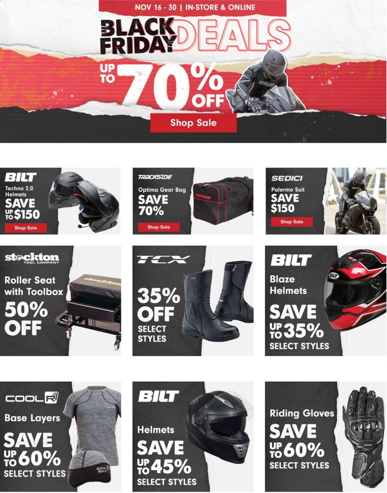 Cycle Gear Weekly Ad Flyer November 16 to November 30