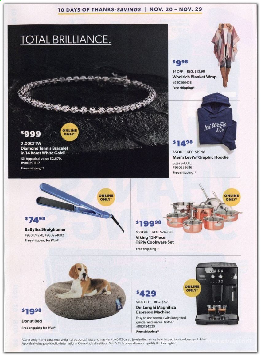 Sam's Club Weekly Ad Flyer November 20 to November 29