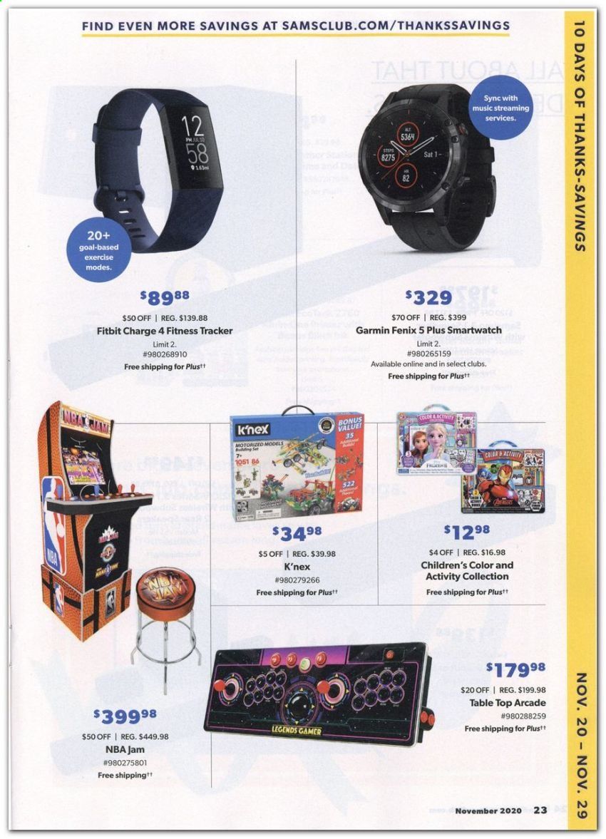 Sam's Club Weekly Ad Flyer November 20 to November 29