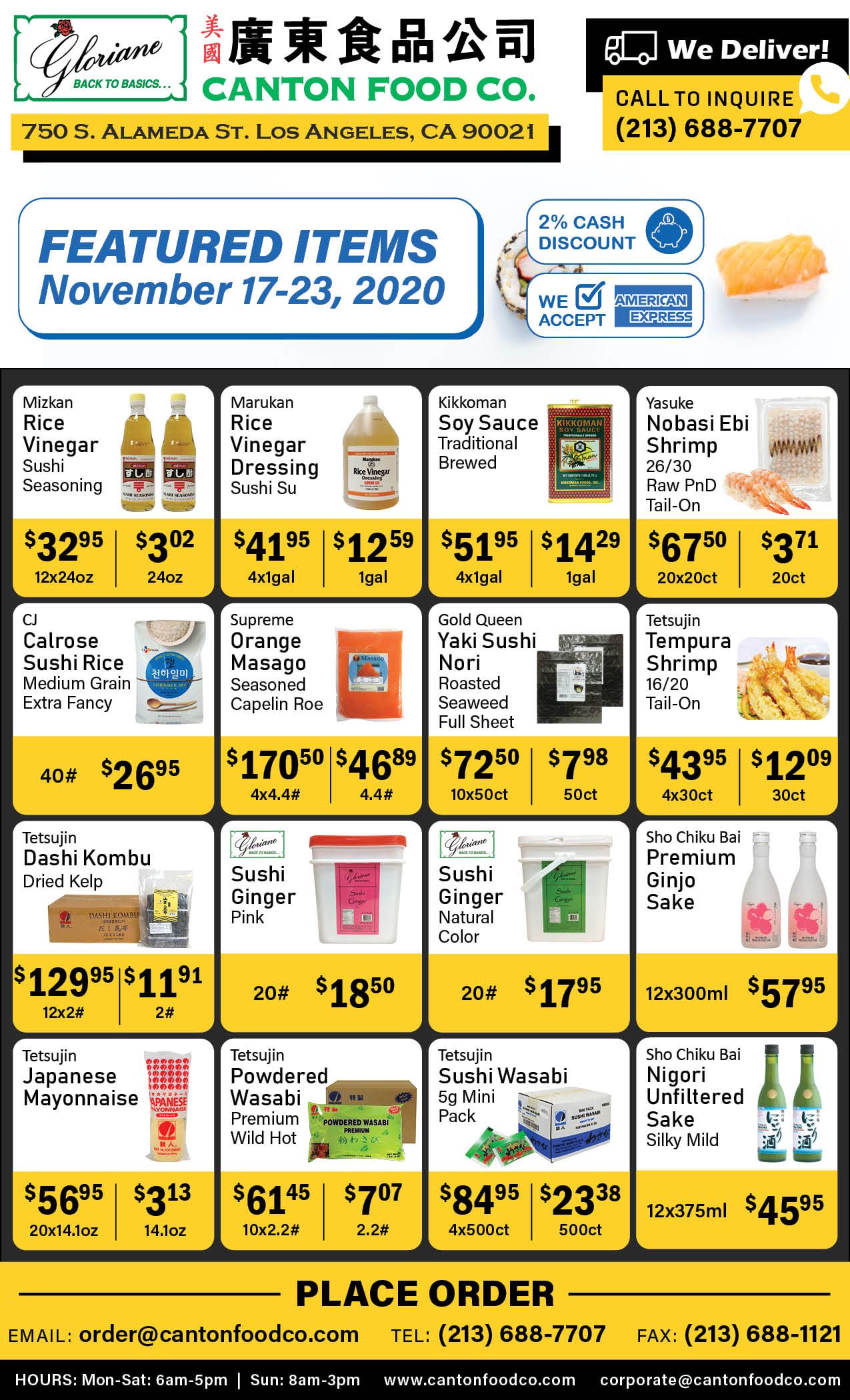 Canton Food Co Weekly Ad Flyer November 17 to November 23, 2020