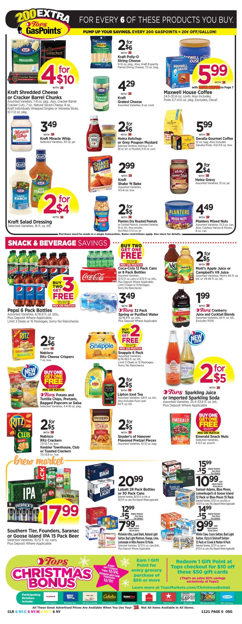Tops Friendly Markets Weekly Ad Flyer November 17 to November 23, 2020