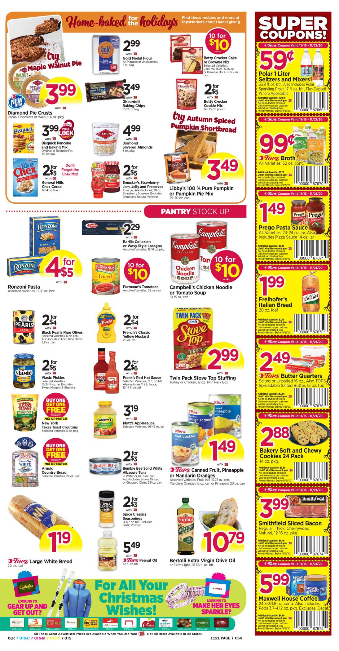 Tops Friendly Markets Weekly Ad Flyer November 17 to November 23, 2020