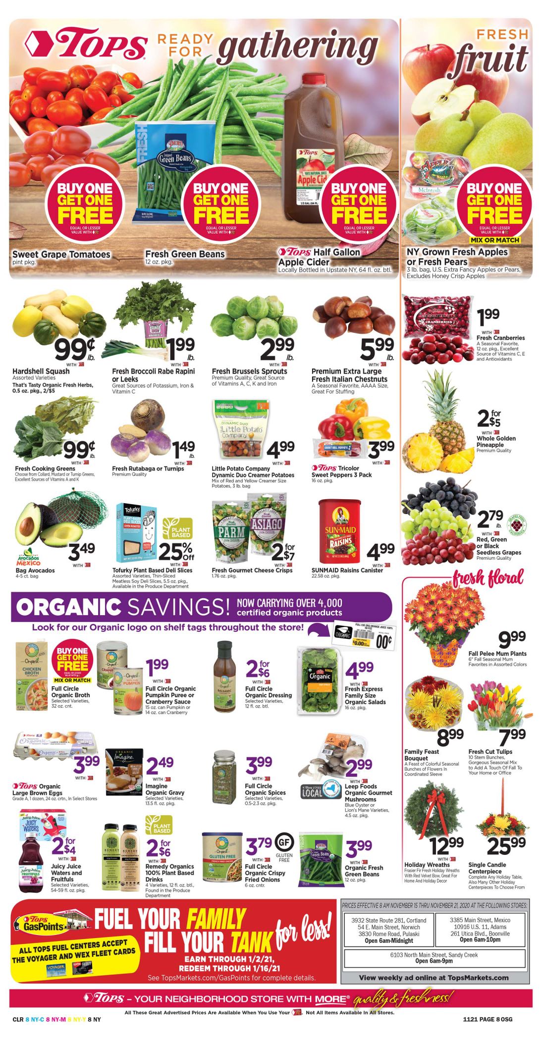 Tops Friendly Markets Weekly Ad Flyer November 17 to November 23, 2020