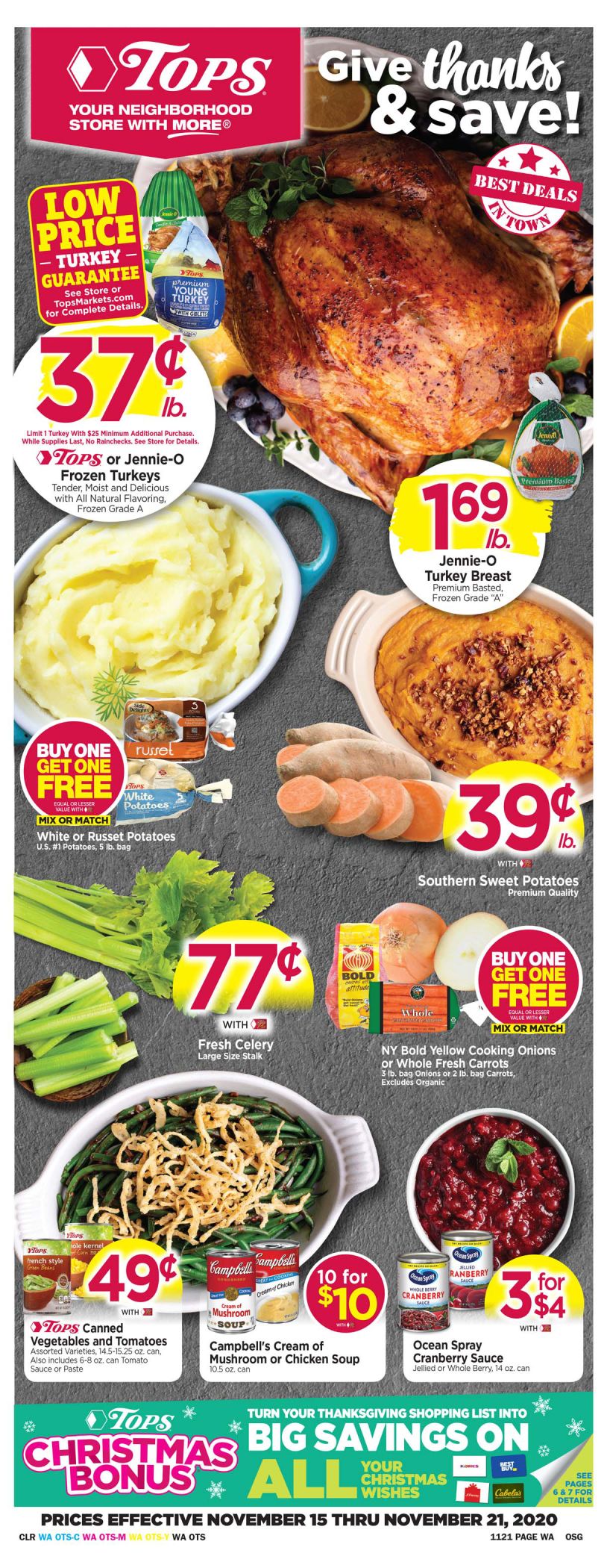Tops Friendly Markets Weekly Ad Flyer November 17 to November 23, 2020