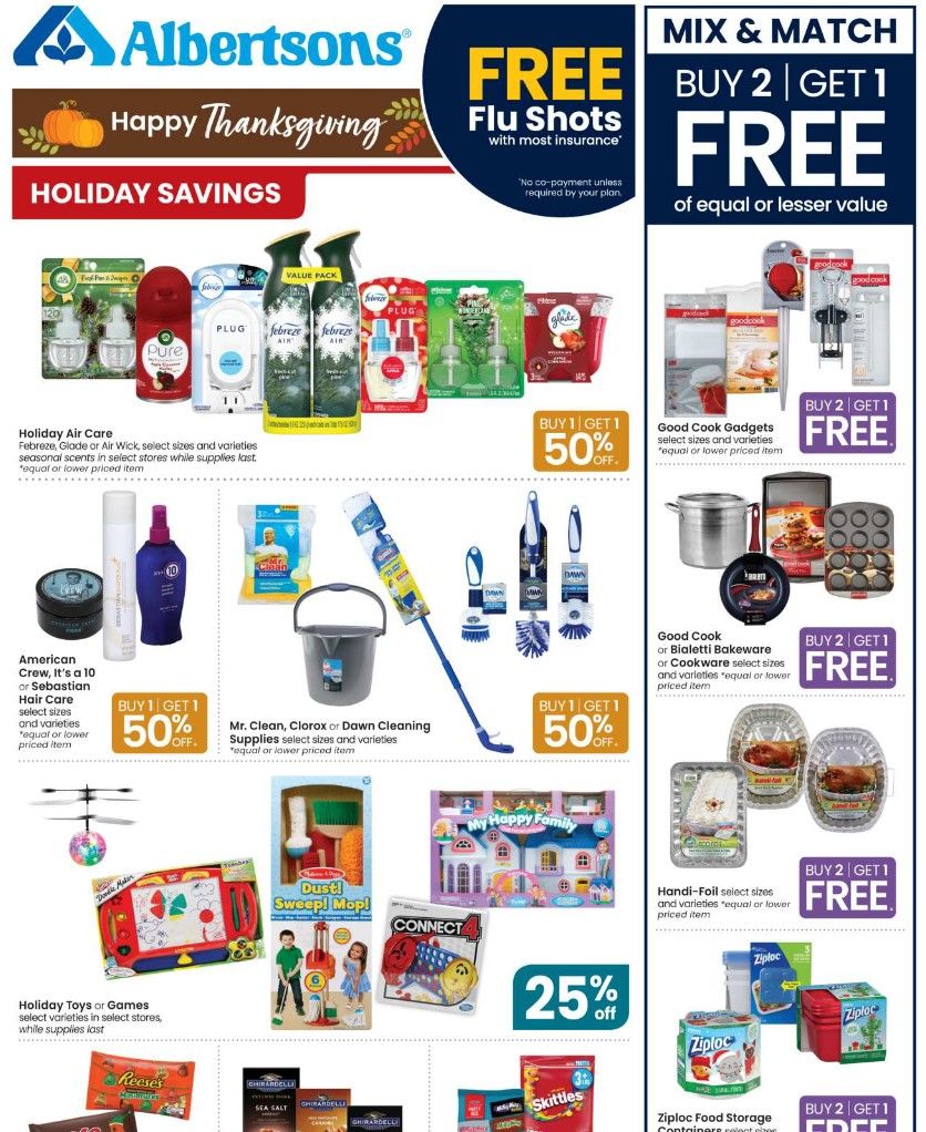 Albertsons Weekly Ad Flyer (11/18/20 – 11/26/20) & Albertsons Ad Preview