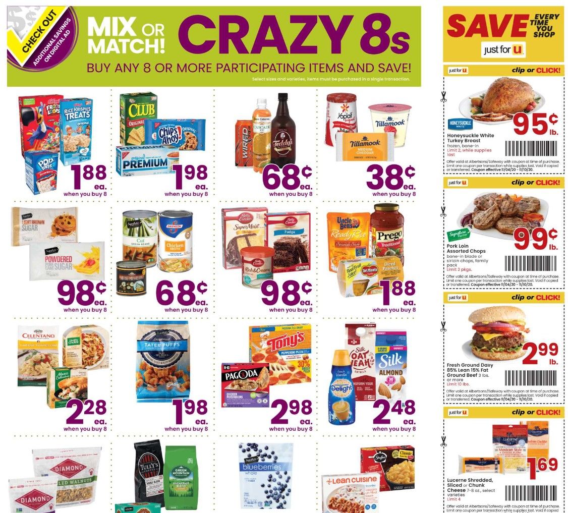 Albertsons Weekly Ad Flyer (11/4/20 – 11/10/20) & Albertsons Ad Preview
