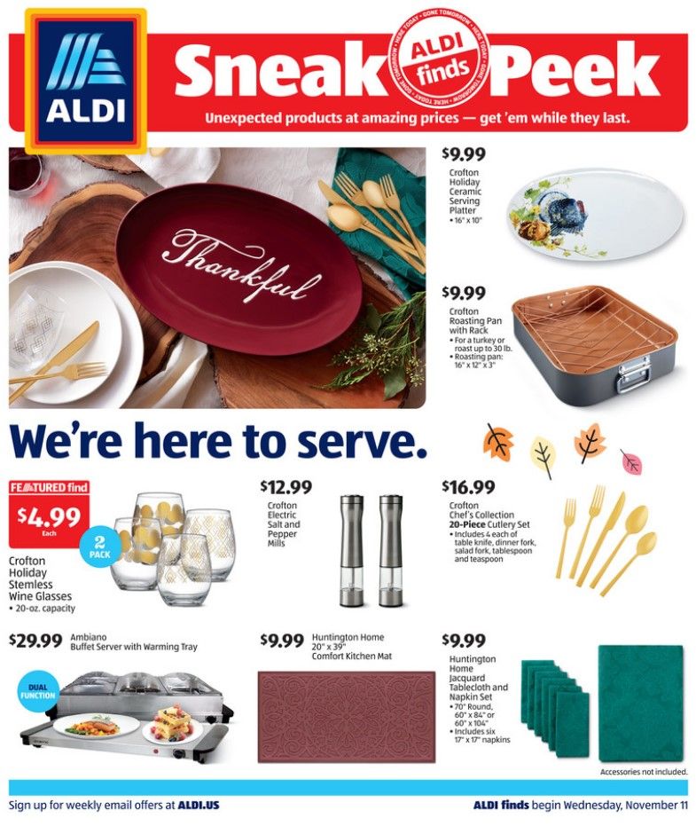 Aldi Weekly Ad Flyer (11/11/20 – 11/17/20): Early Aldi Ad Preview Sneak Peek
