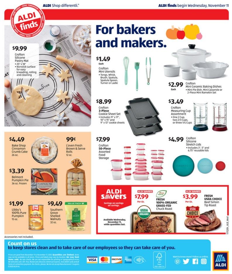 Aldi Weekly Ad Flyer (11/11/20 – 11/17/20): Early Aldi Ad Preview Sneak Peek