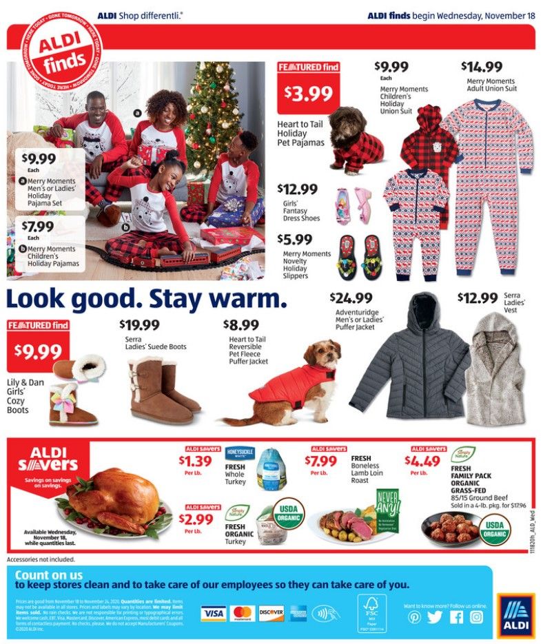 Aldi Weekly Ad Flyer (11/18/20 – 11/24/20): Early Aldi Ad Preview Sneak Peek