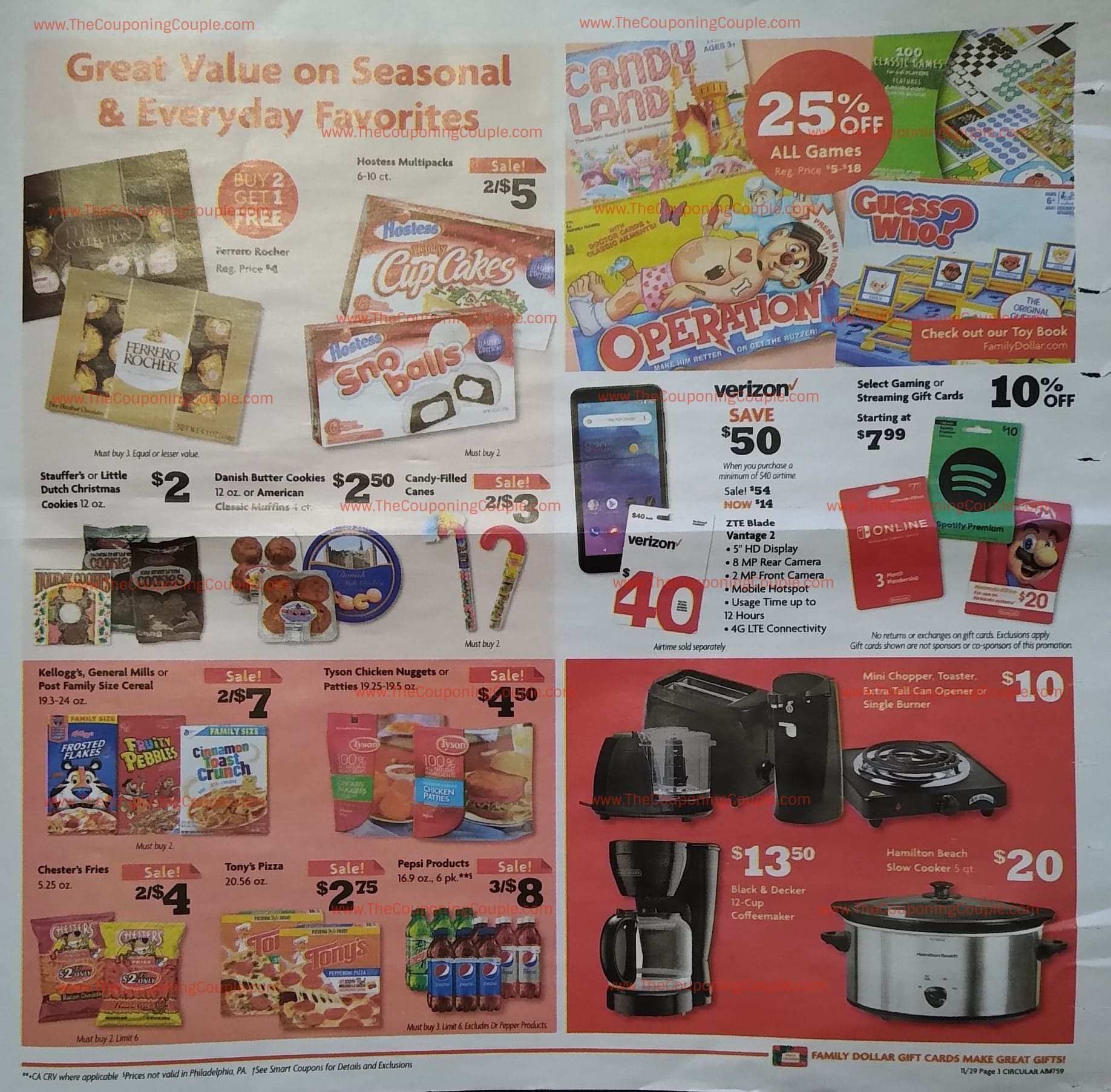 Family Dollar Ad (11/29/20 – 12/5/20): Family Dollar Weekly Ad Flyer Preview
