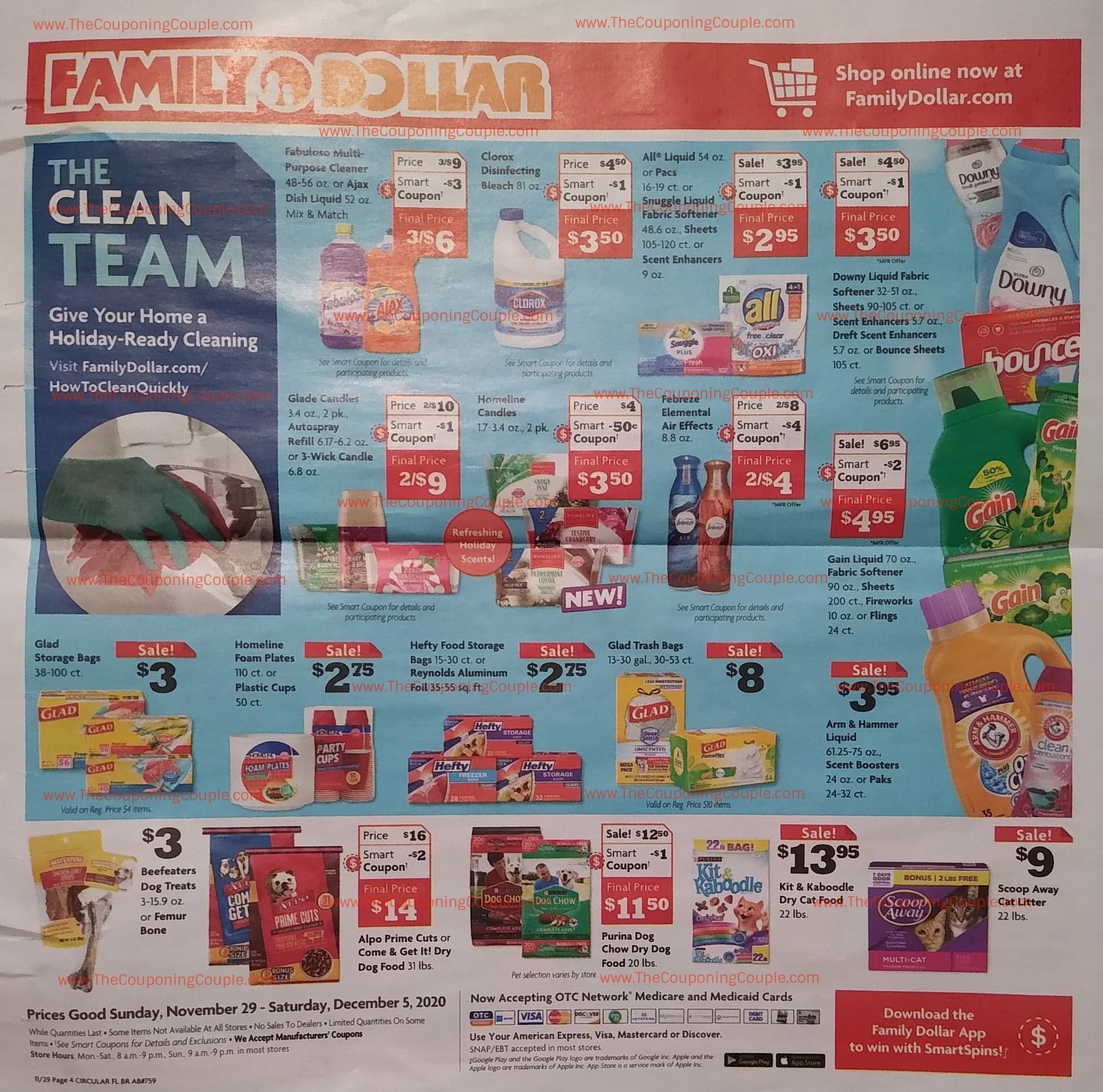 Family Dollar Ad (11/29/20 – 12/5/20): Family Dollar Weekly Ad Flyer Preview
