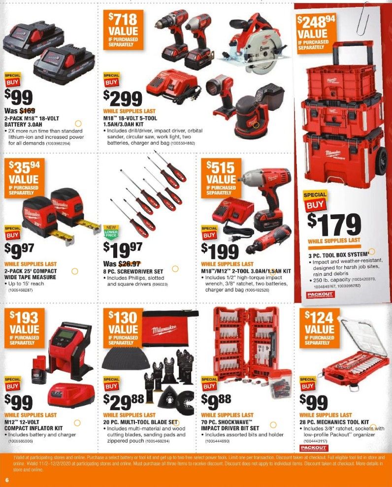 Home Depot Black Friday 2020 Ad ~ BROWSE the Leaked Ad!