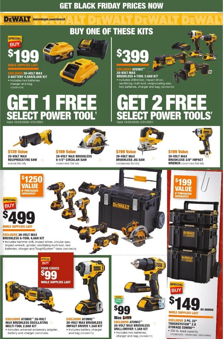 Home Depot Black Friday 2020 Ad ~ BROWSE the Leaked Ad!