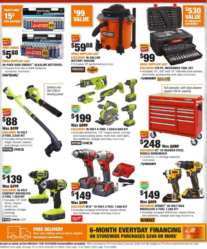 Home Depot Black Friday 2020 Ad ~ BROWSE the Leaked Ad!